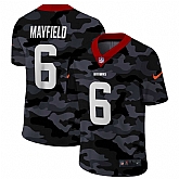 Nike Cleveland Browns 6 Mayfield 2020 Camo Salute to Service Limited Jersey zhua,baseball caps,new era cap wholesale,wholesale hats